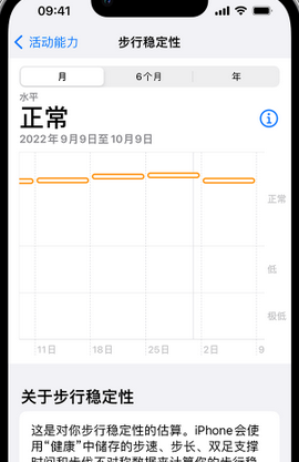 横峰iPhone手机维修如何在iPhone开启'步行稳定性通知'