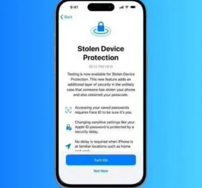 横峰苹果授权维修店分享被盗设备保护功能开启方法 