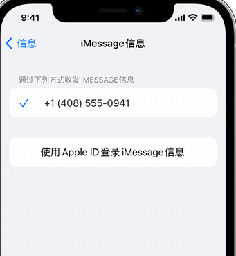 横峰apple维修iPhone上无法正常发送iMessage信息 