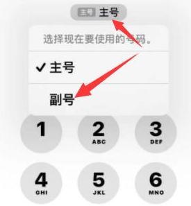 横峰苹果14维修店分享iPhone 14 Pro Max使用副卡打电话的方法 