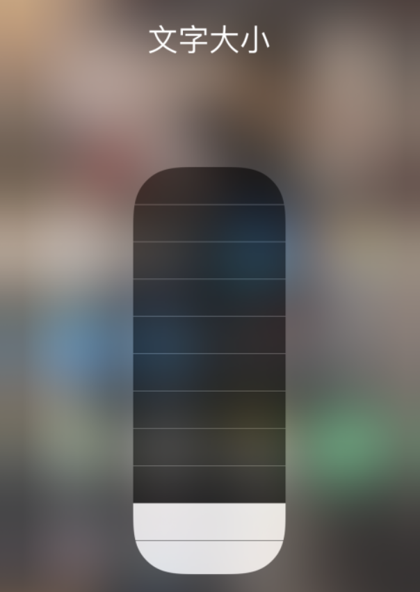 横峰苹果手机维修分享小技巧：在 iPhone 控制中心快速调节字体大小 